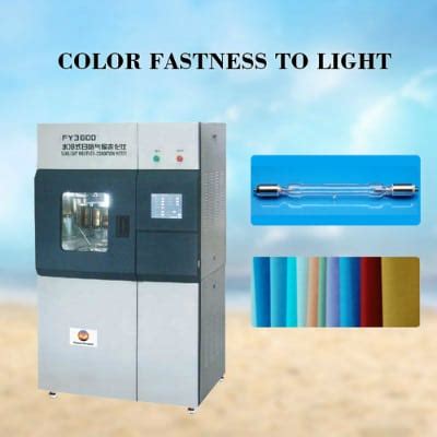 Artificial Light Color Fastness Tester fabrication|colour fastness to light scale.